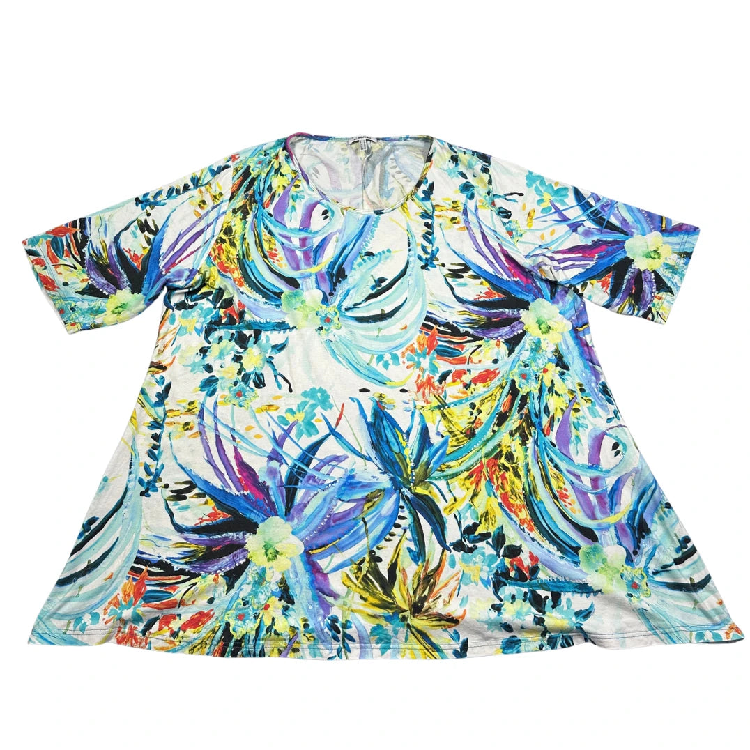 Thrift-and-treasures Women's Floral Print-2XL KJ Brand