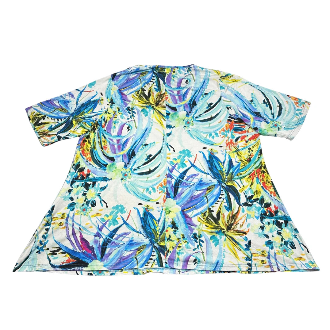Thrift-and-treasures Women's Floral Print-2XL KJ Brand