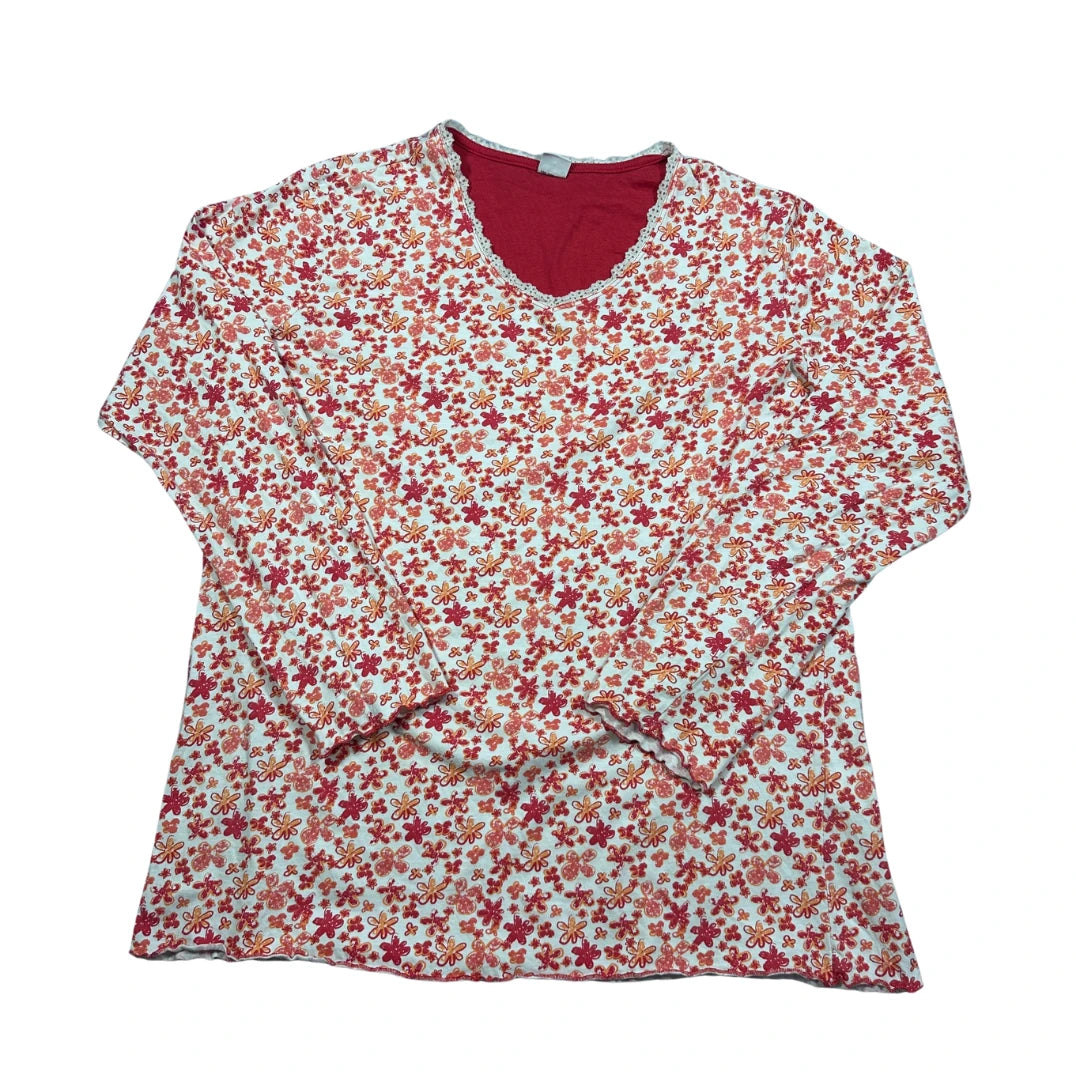 Thrift-and-treasures White Women's Top Printed-M Queentex®