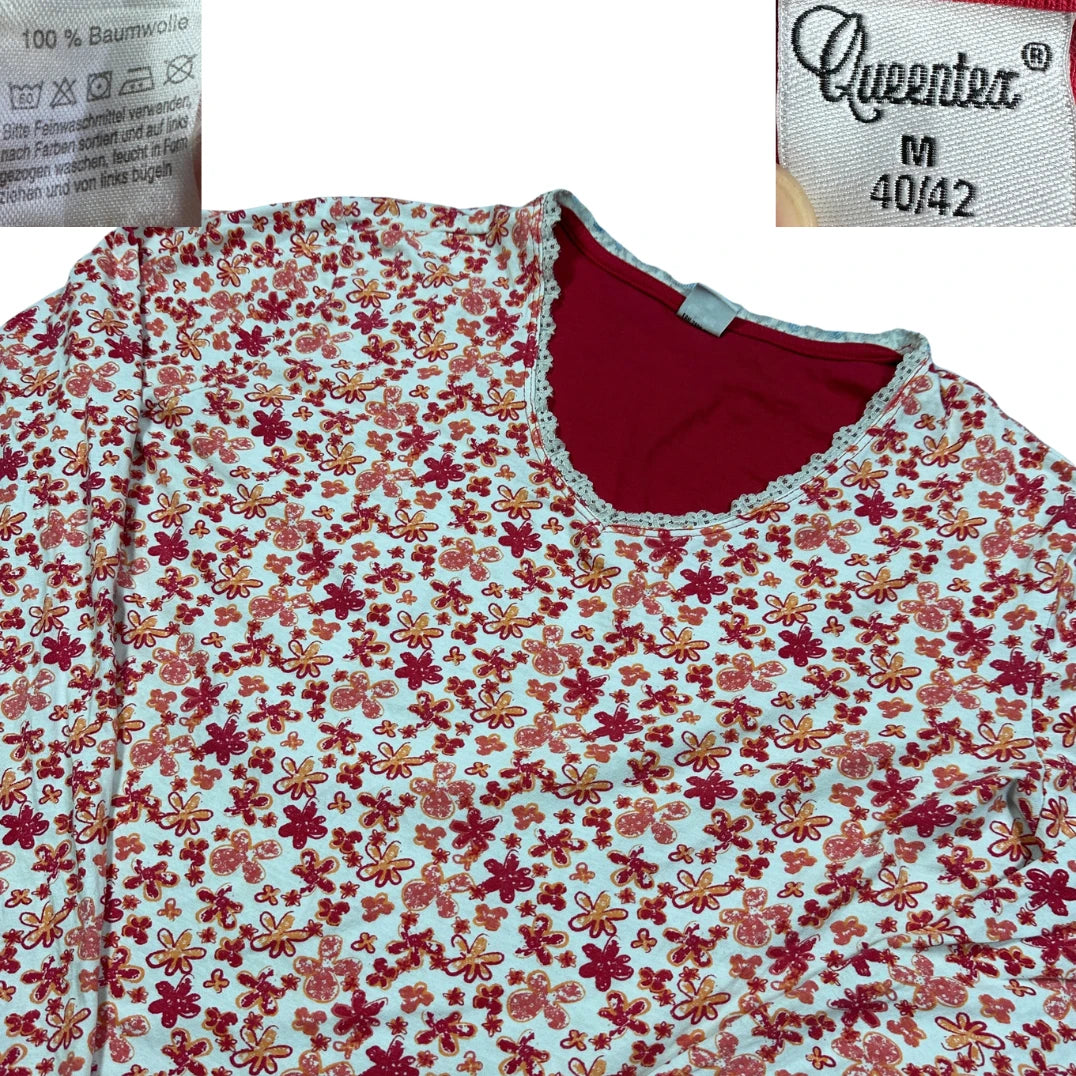 Thrift-and-treasures White Women's Top Printed-M Queentex®