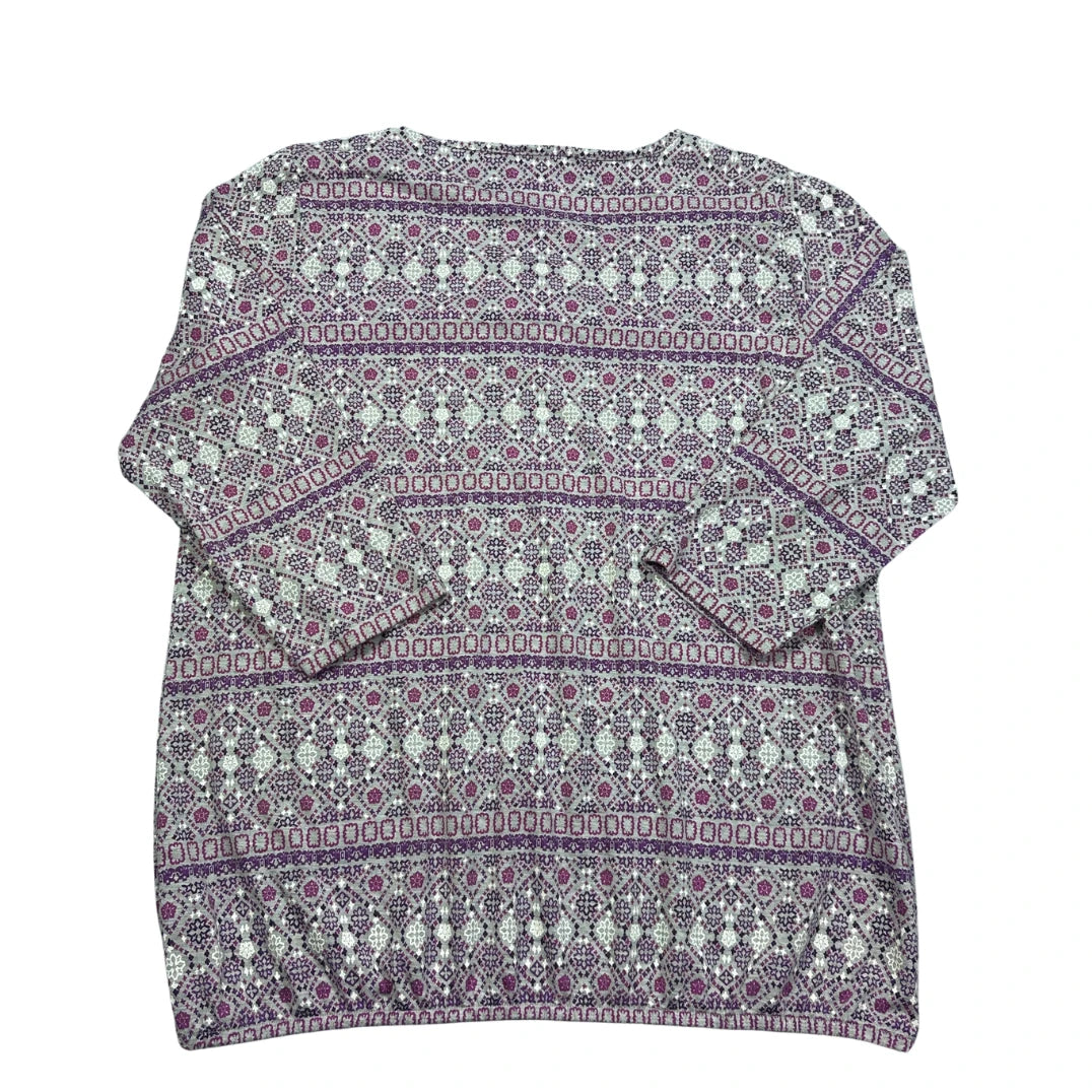 Thrift-and-treasures Purple Women's Top Buttoned-M Bonmarché