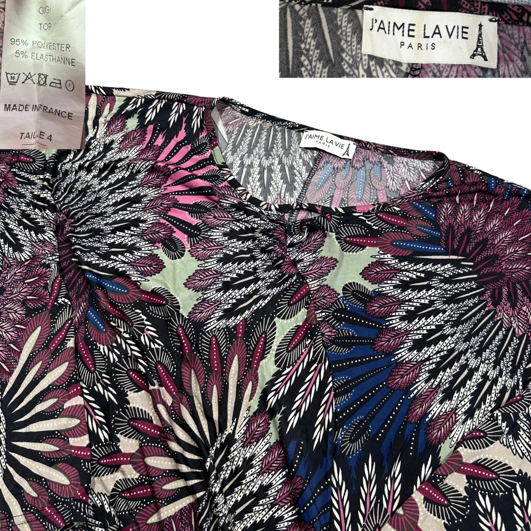 Thrift-and-treasures Women's Floral Print-XL J'aime LaVie