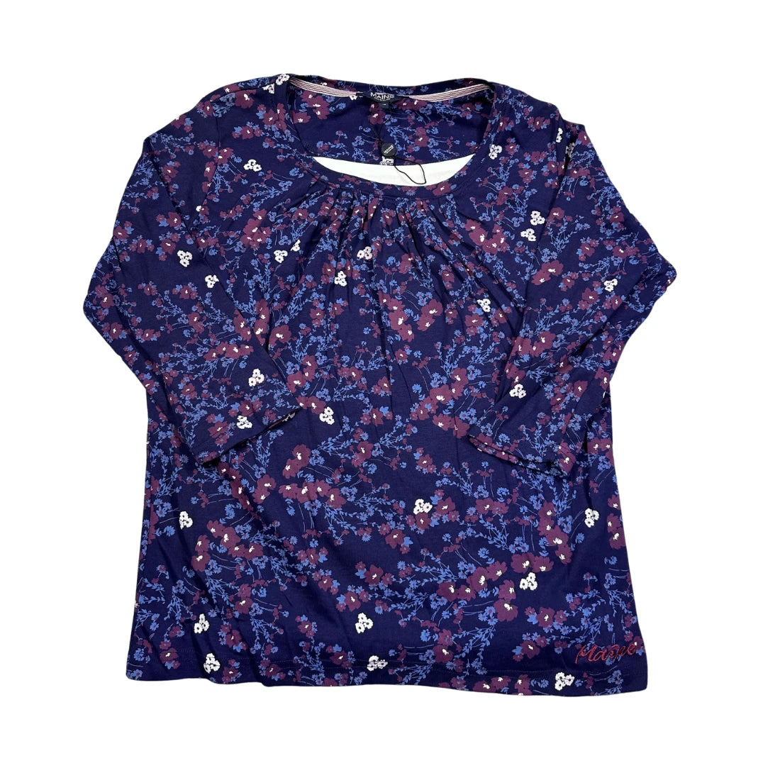 Thrift-and-treasures Navy Women's Sleeve Top-M Maine