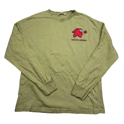 Zara® Green Among Us Graphic T Shirt-M