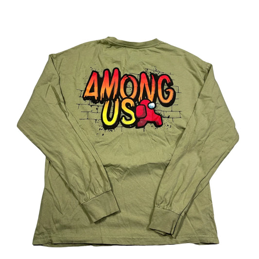 Zara® Green Among Us Graphic T Shirt-M