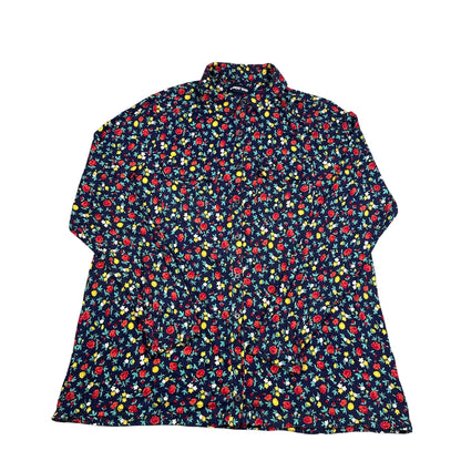 Thrift-and-treasures Navy Women's Button Shirt-M Lands End
