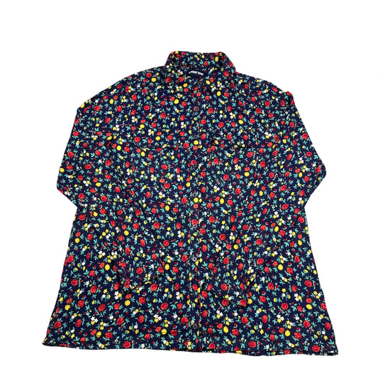 Thrift-and-treasures Navy Women's Button Shirt-M Lands End