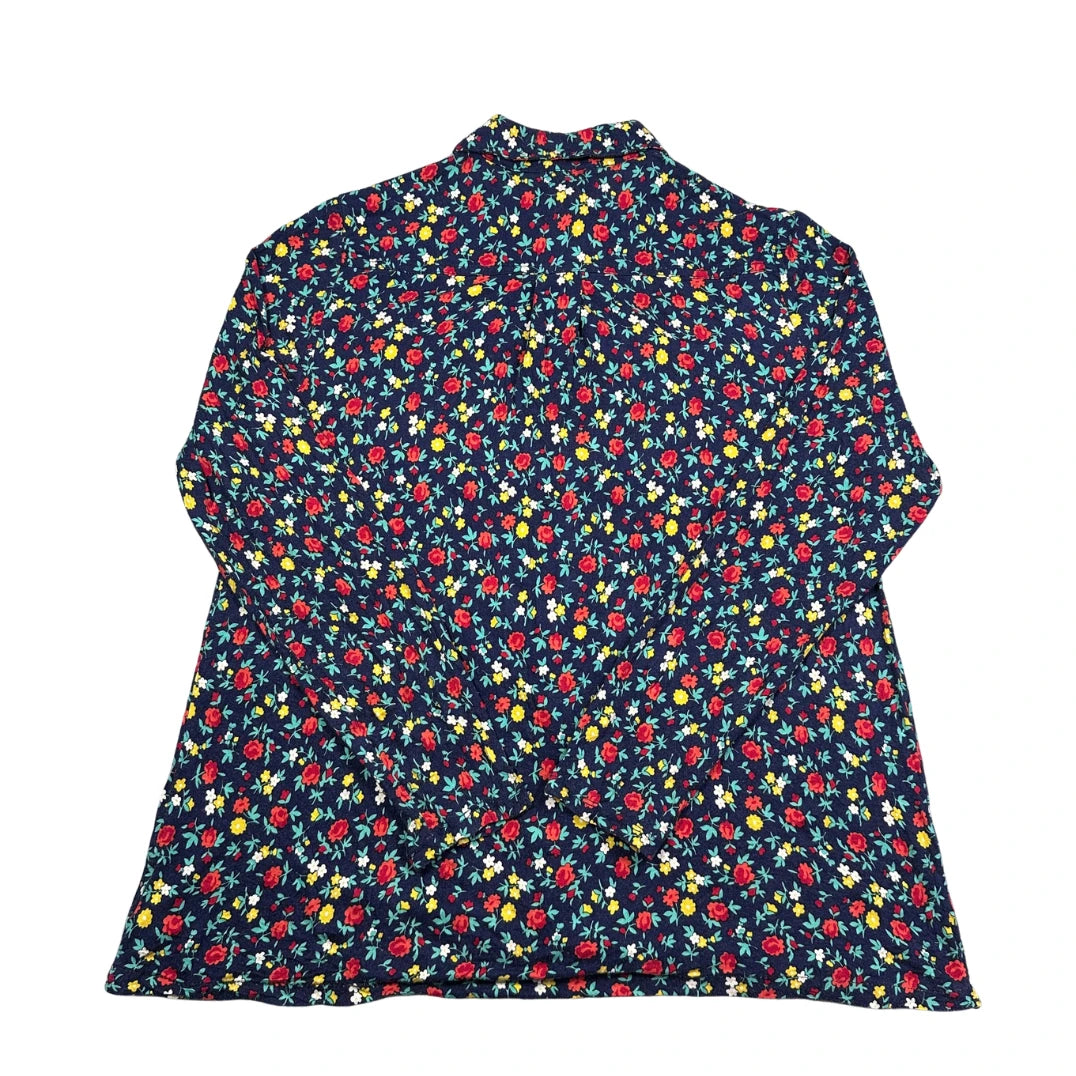 Thrift-and-treasures Navy Women's Button Shirt-M Lands End