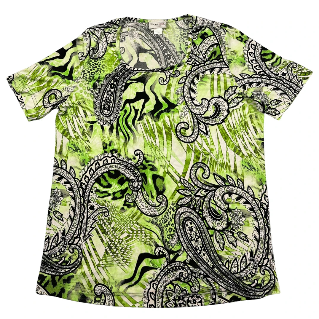 Laura Kent Green Women's Print Top T Shirts