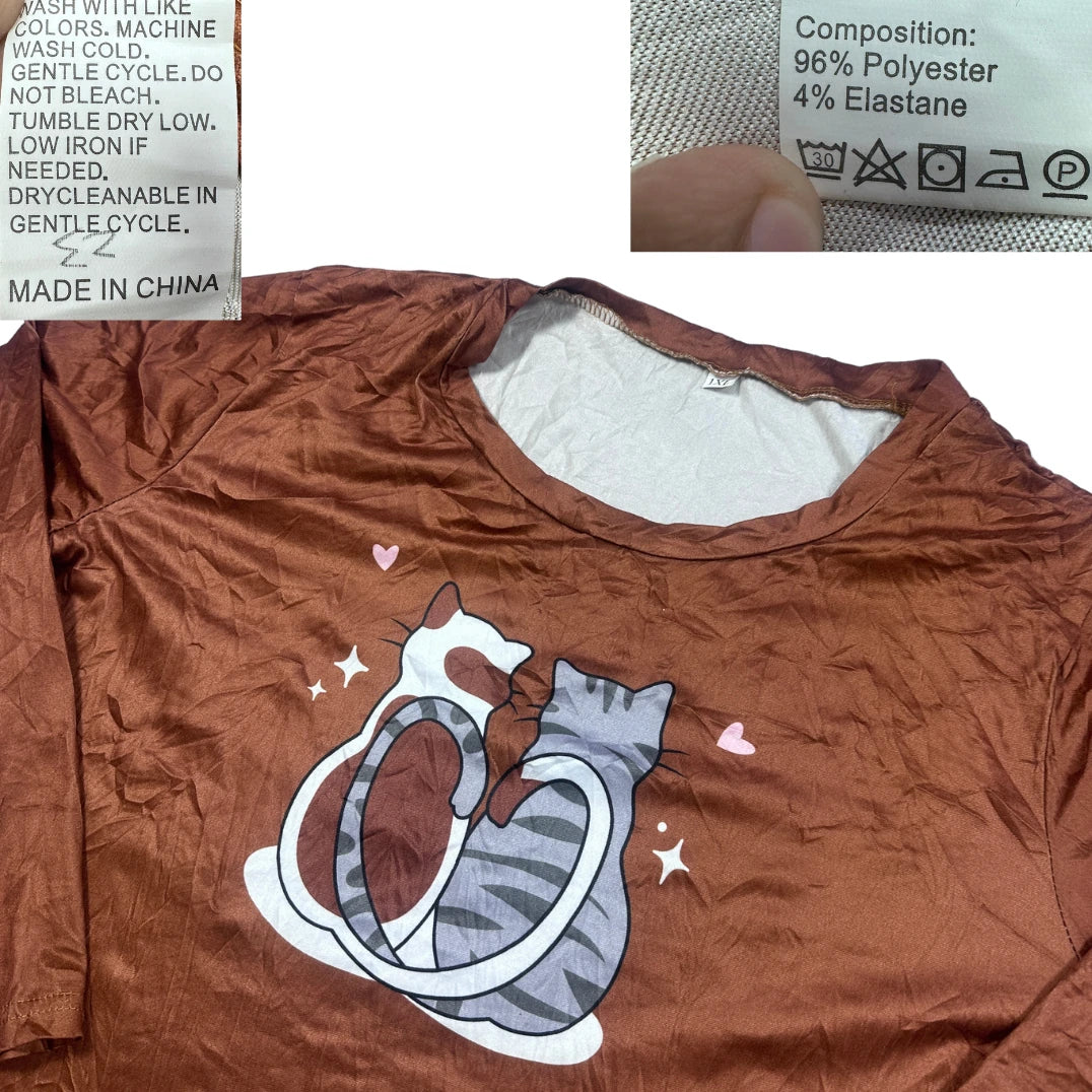 Unbranded Brown Women's T Shirt-XL Shirts