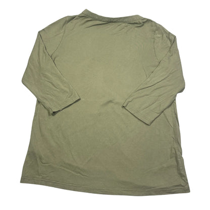 Street One® Sage Green Gathered Neck Top-EU42