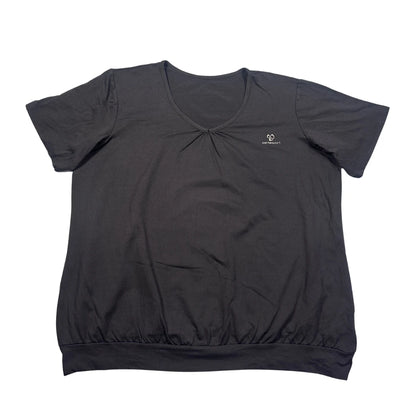 Carite Sport Black Women's T Shirt-46 Activewear Gym Shirts