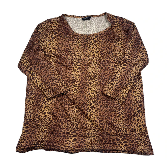 Janina Brown Women's Print Top-EU38 T Shirts