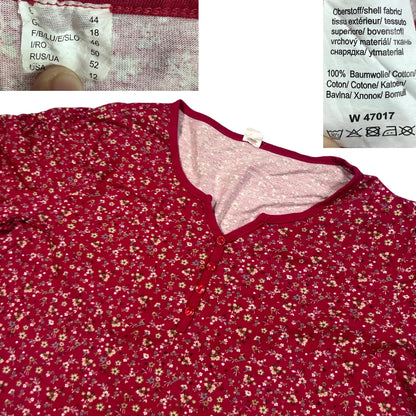 Unbranded Women's Henley Top-UK18 T Shirts