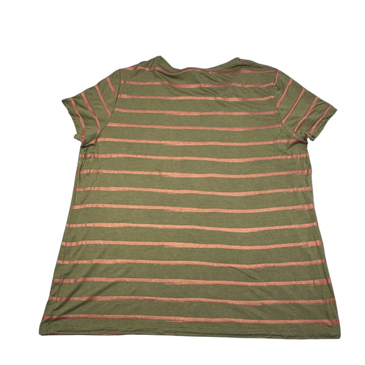 Taifun® Olive Copper Striped T Shirt-S