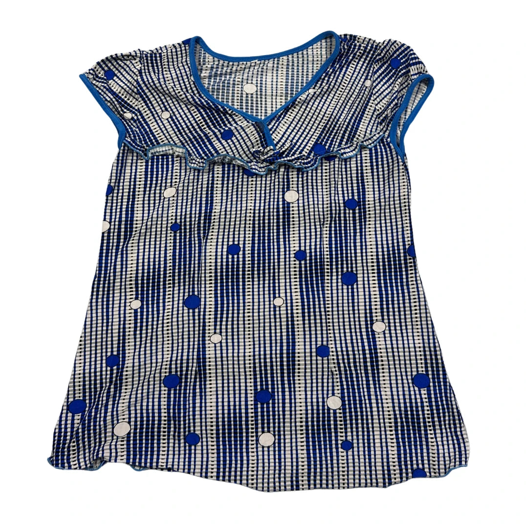 Unbranded White Women's Ruffle Top T Shirts
