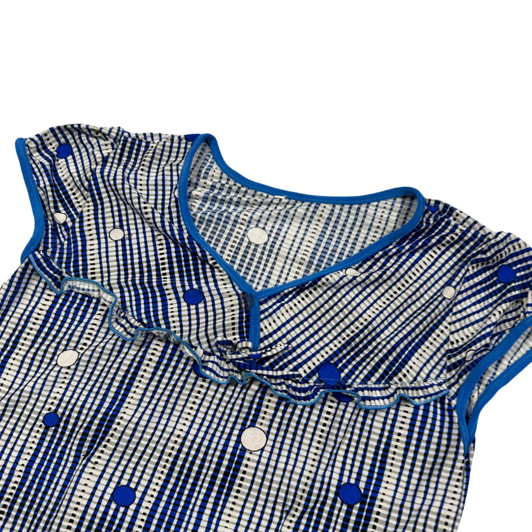 Unbranded White Women's Ruffle Top T Shirts