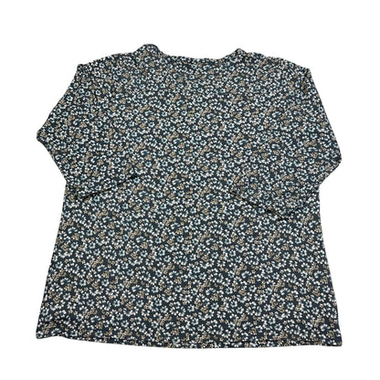 Laura Torelli Teal Women's Print Top-44/46 T Shirts