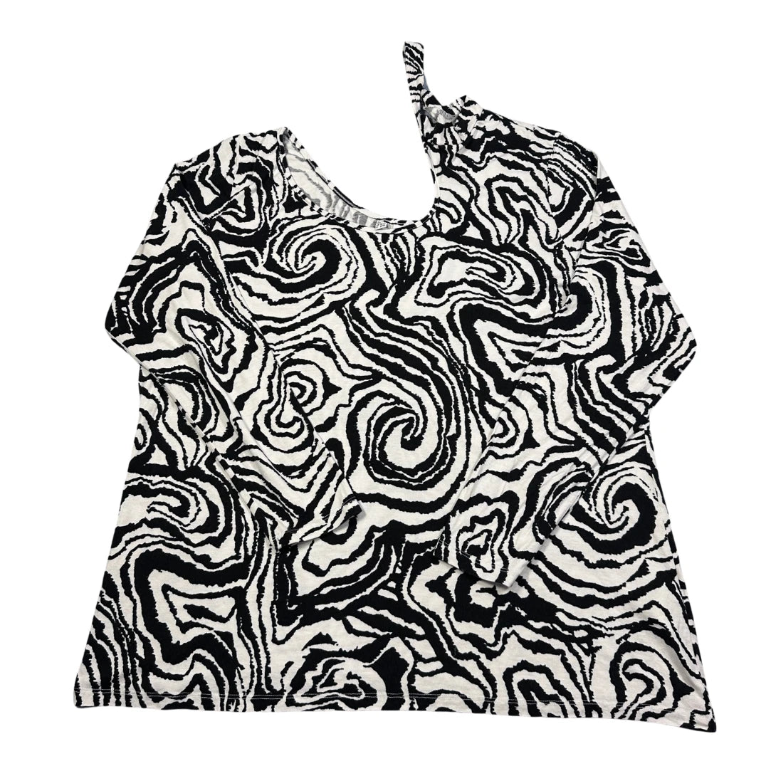 Bodyflirt Black Women's Asymmetric Top-2XL T Shirts