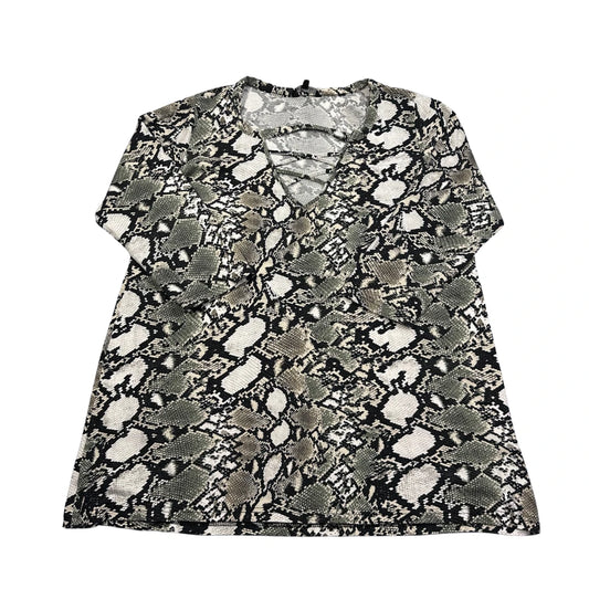 MS Mode Grey Women's Neck Top-M T Shirts