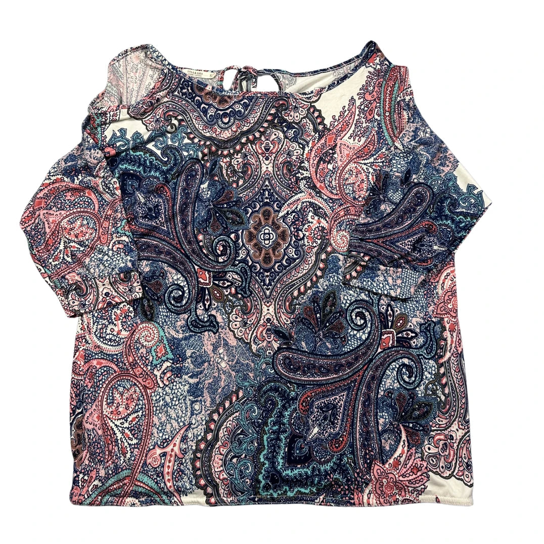 Lola Liza Navy Women's Back Top-S T Shirts