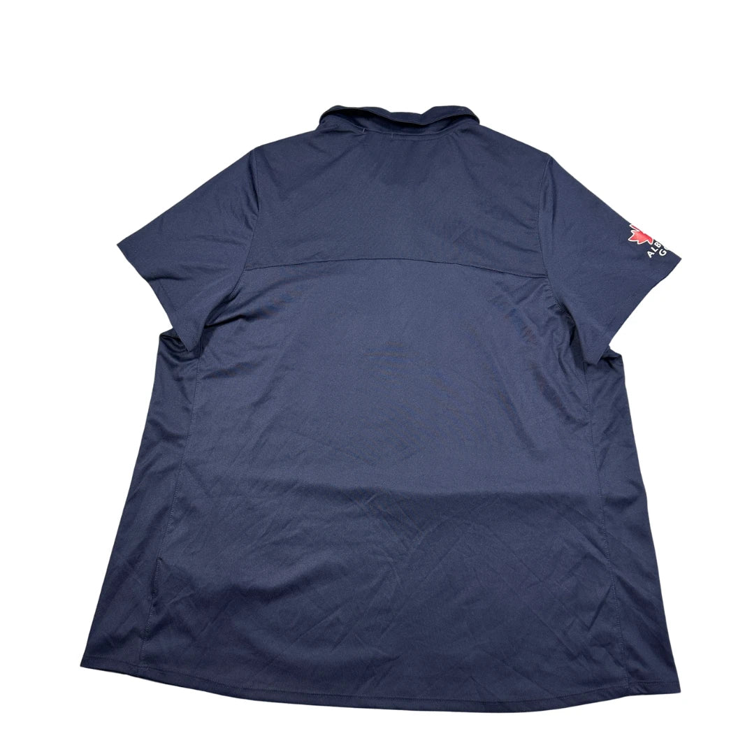 Puma Navy Women's Polo Shirt-XXL Activewear Gym Shirts
