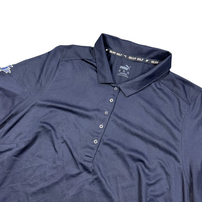 Puma Navy Women's Polo Shirt-XXL Activewear Gym Shirts