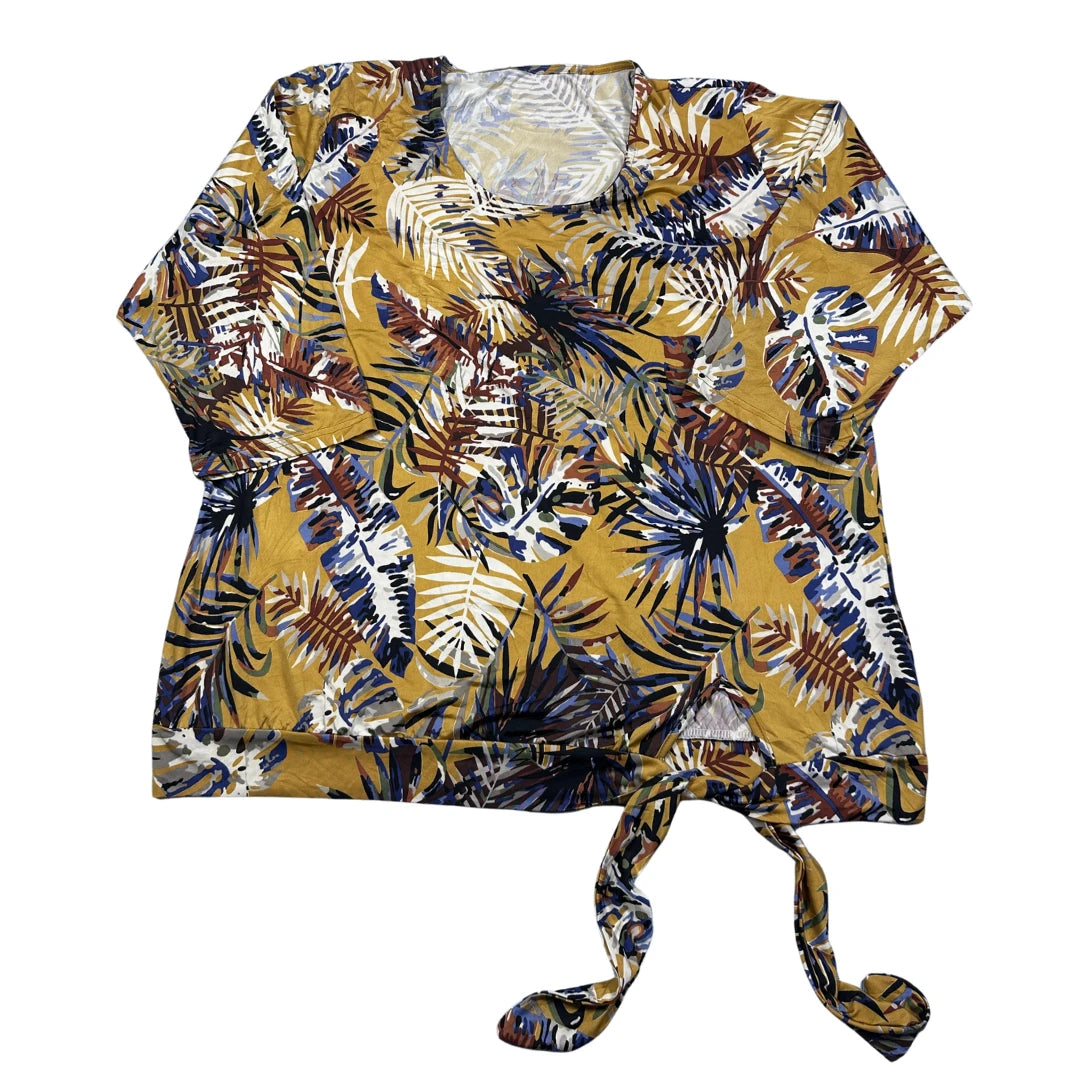 Unbranded Mustard Women's Hem Top T Shirts