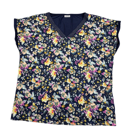 Damart Navy Women's Neck Top-M T Shirts