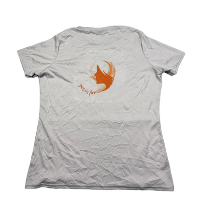 Unbranded Grey Women's T Shirt-L Activewear Gym Shirts