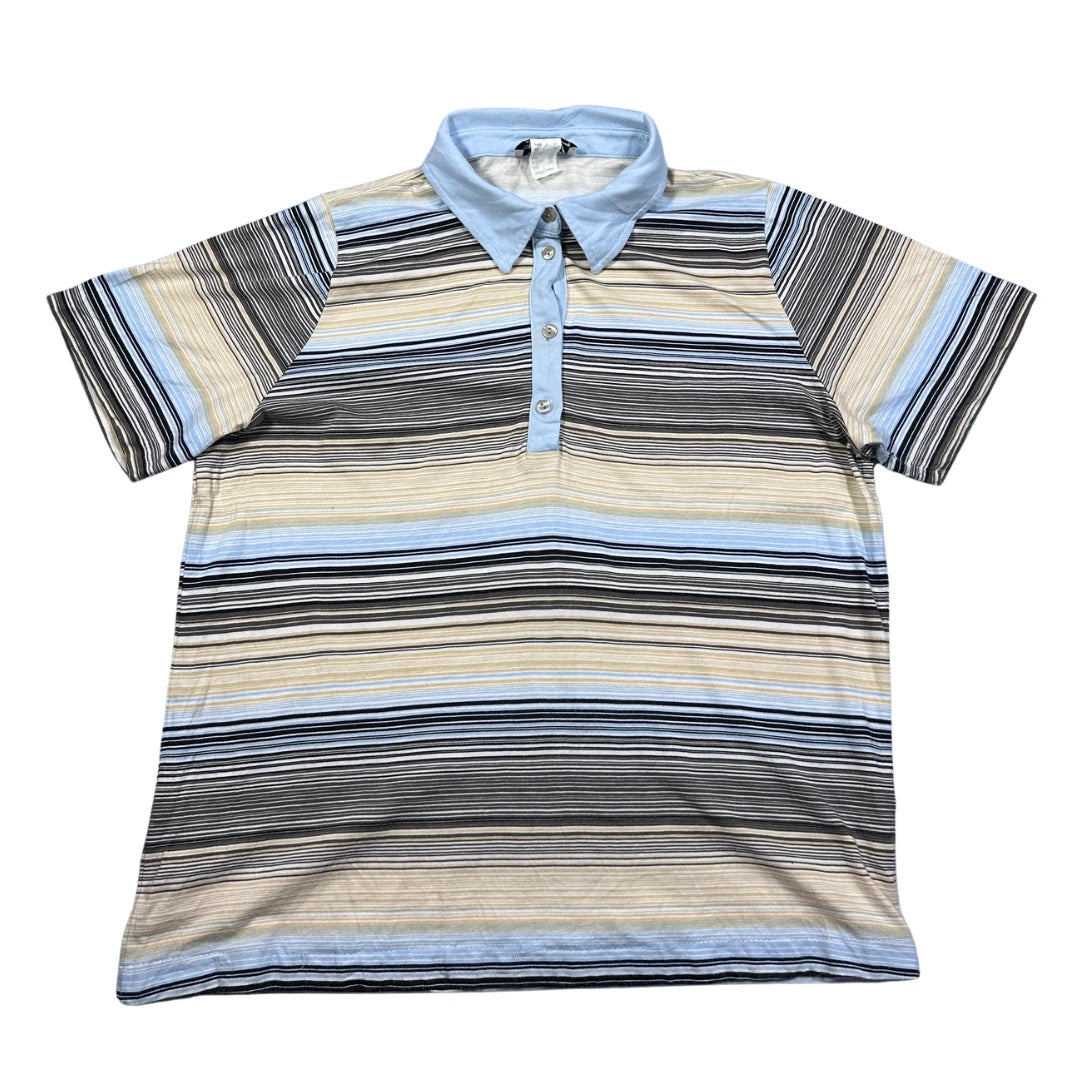 Collection L Blue Women's Polo Top T Shirts