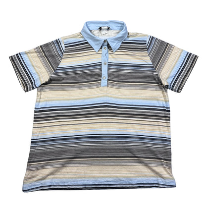 Collection L Blue Women's Polo Top T Shirts