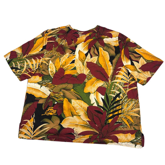 Janine Pauporte® Tropical Leaf Print T Shirt-XL