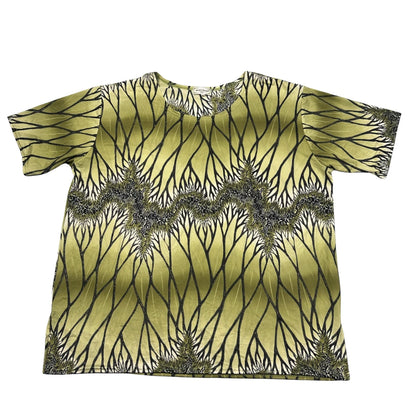 Monty Moda® Olive Abstract Branch Print T Shirt-XL