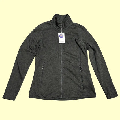 🧥 The North Face Charcoal Grey Full-Zip Fleece Jacket