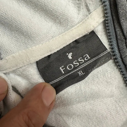 🧥 Fossa Light Grey Performance Hoodie Jacket (Men’s XL)