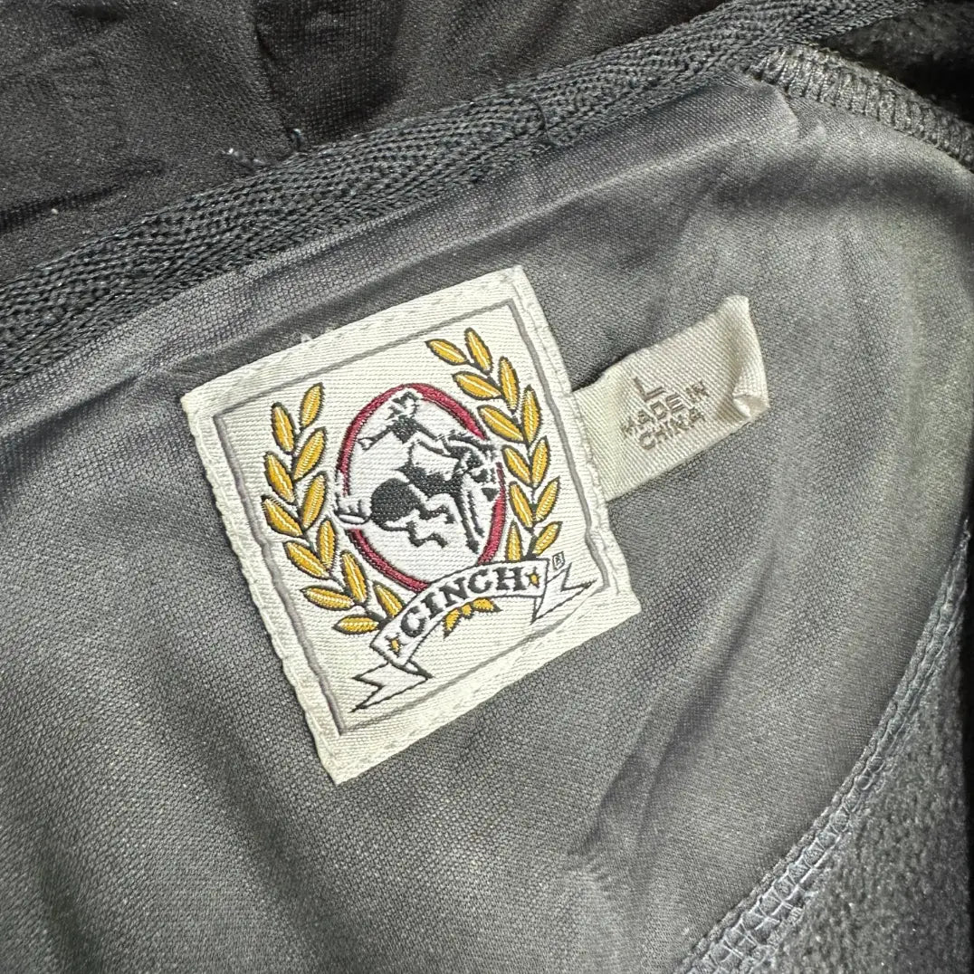 🧥 CINCH Two-Tone Half-Zip Hoodie (Men’s L)