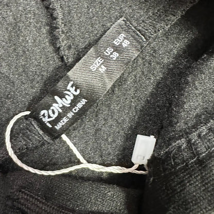 🖤 ROMWE Black Graphic Hoodie – Unisex (Medium)