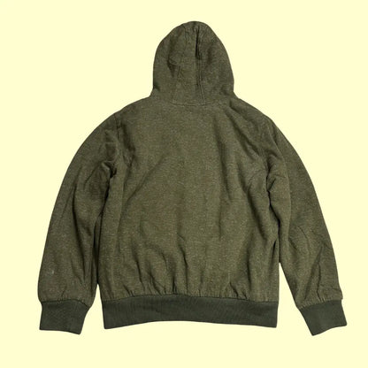 🫶 Buffalo David Bitton Olive Sherpa-Lined Hoodie