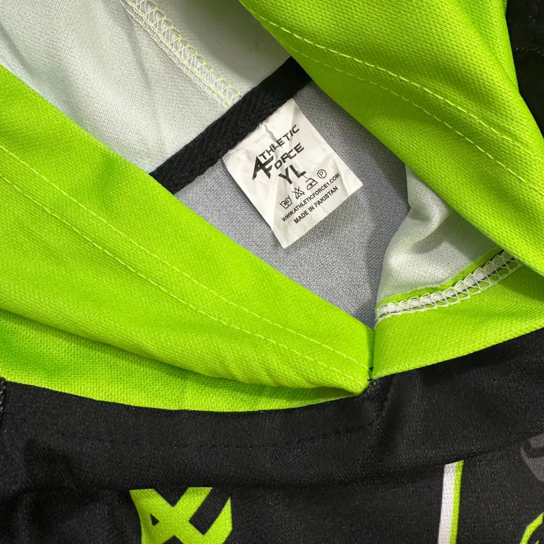 ⚫🟢 Athletic Force “Rebels” Sports Hoodie