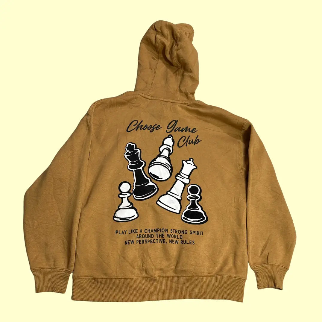 ♟️ ZARA “Choose Game Club” Chess Graphic Hoodie