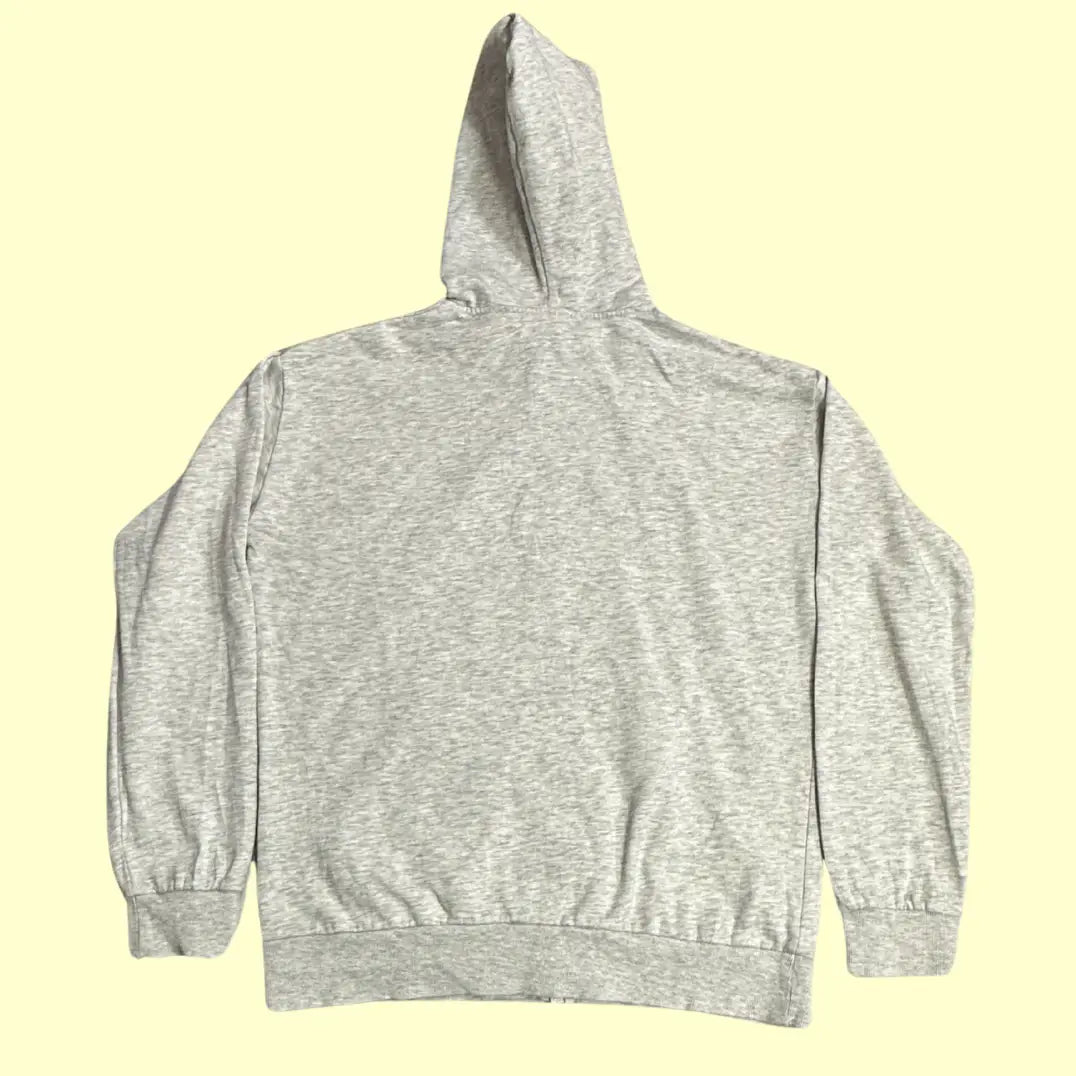 🩶 George. Classic Light Grey Zip-Up Hoodie