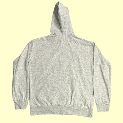 🩶 George. Classic Light Grey Zip-Up Hoodie