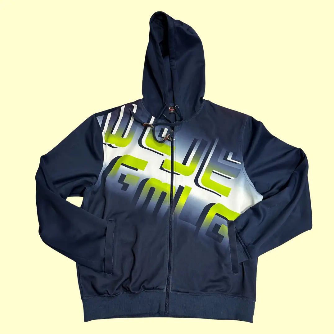 💙 Benter “Game Mode” Gradient Zip-Up Hoodie