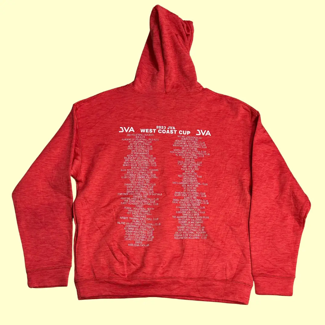 🔥 Dynasty Sportswear “West Coast Cup 2023” Red Hoodie