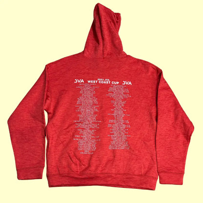 🔥 Dynasty Sportswear “West Coast Cup 2023” Red Hoodie