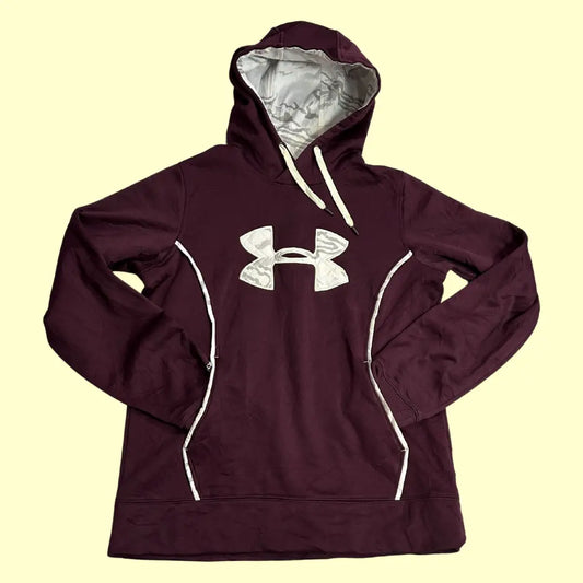 🩶 Under Armour Maroon Logo Hoodie