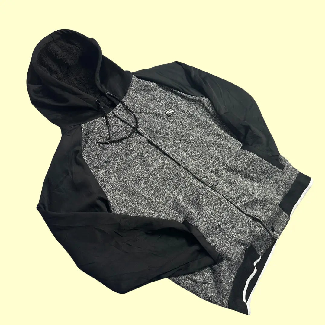 🧥 GSTR Two-Tone Sherpa-Lined Hoodie