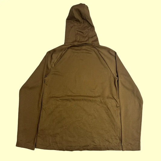 🤎 Stylus Textured Brown Pullover Hoodie