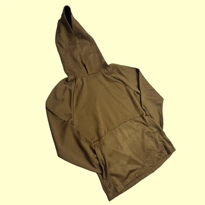 🤎 Stylus Textured Brown Pullover Hoodie